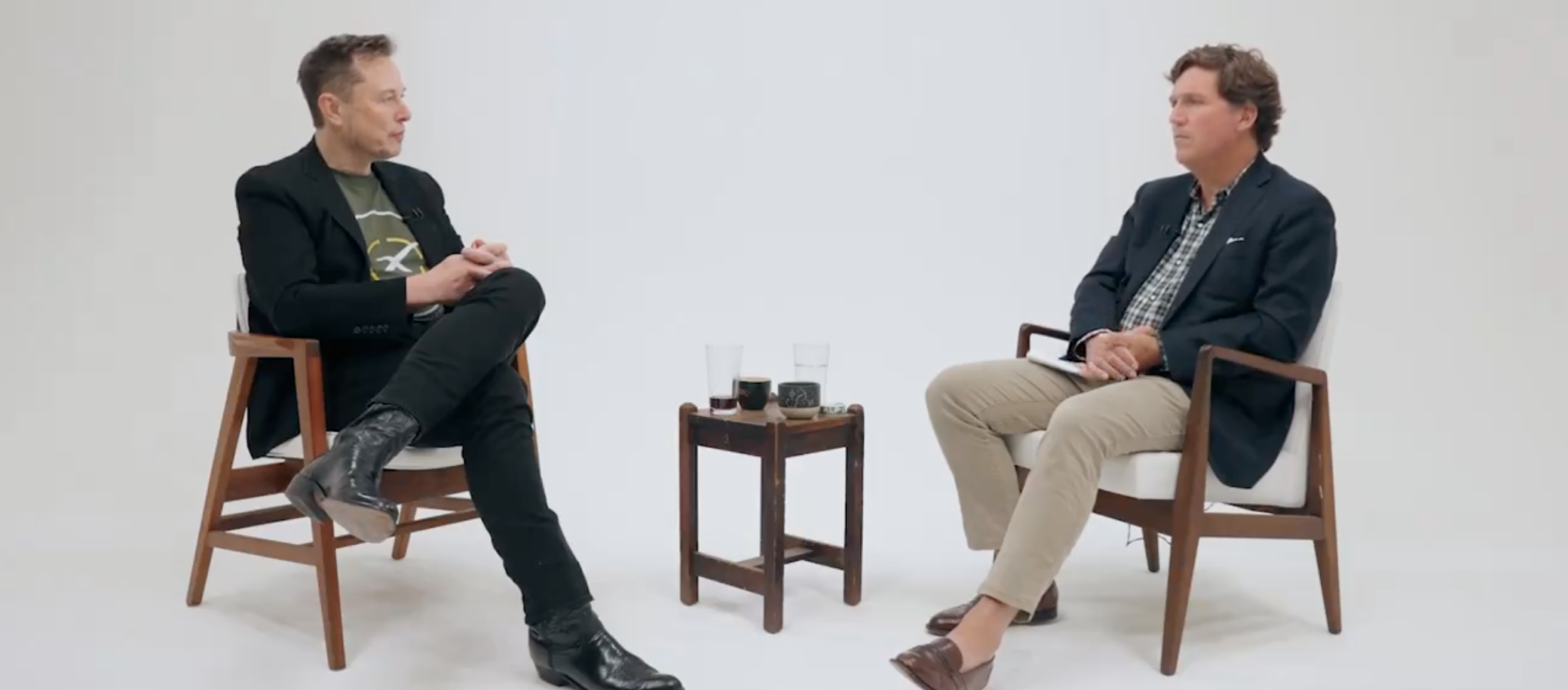 Elon Musk and Tucker Carlson